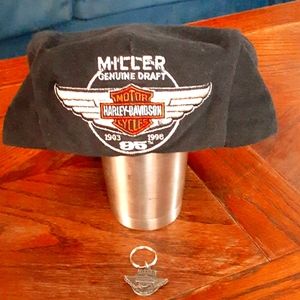 Harley's Davidson newsboy hat Lg